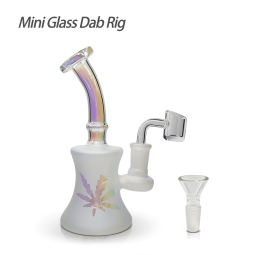Waxmaid Shower Head Tiny Glass Dab Rig Kit