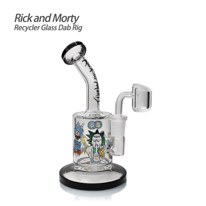 Waxmaid Rick and Morty Glass Dab Rig