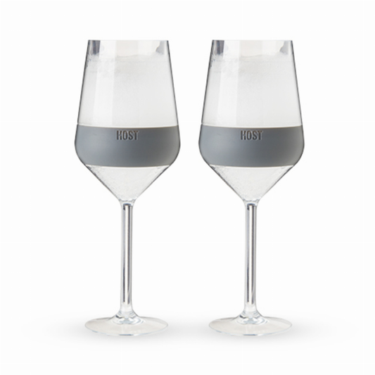 Wine FREEZE Stemmed Cooling Cups Set by HOST