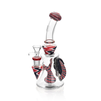 High Society - Tulu Premium Wig Wag Concentrate Rig (Red & Black)